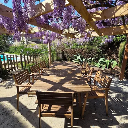 Charming Air-conditioned House With Pool Montcaret